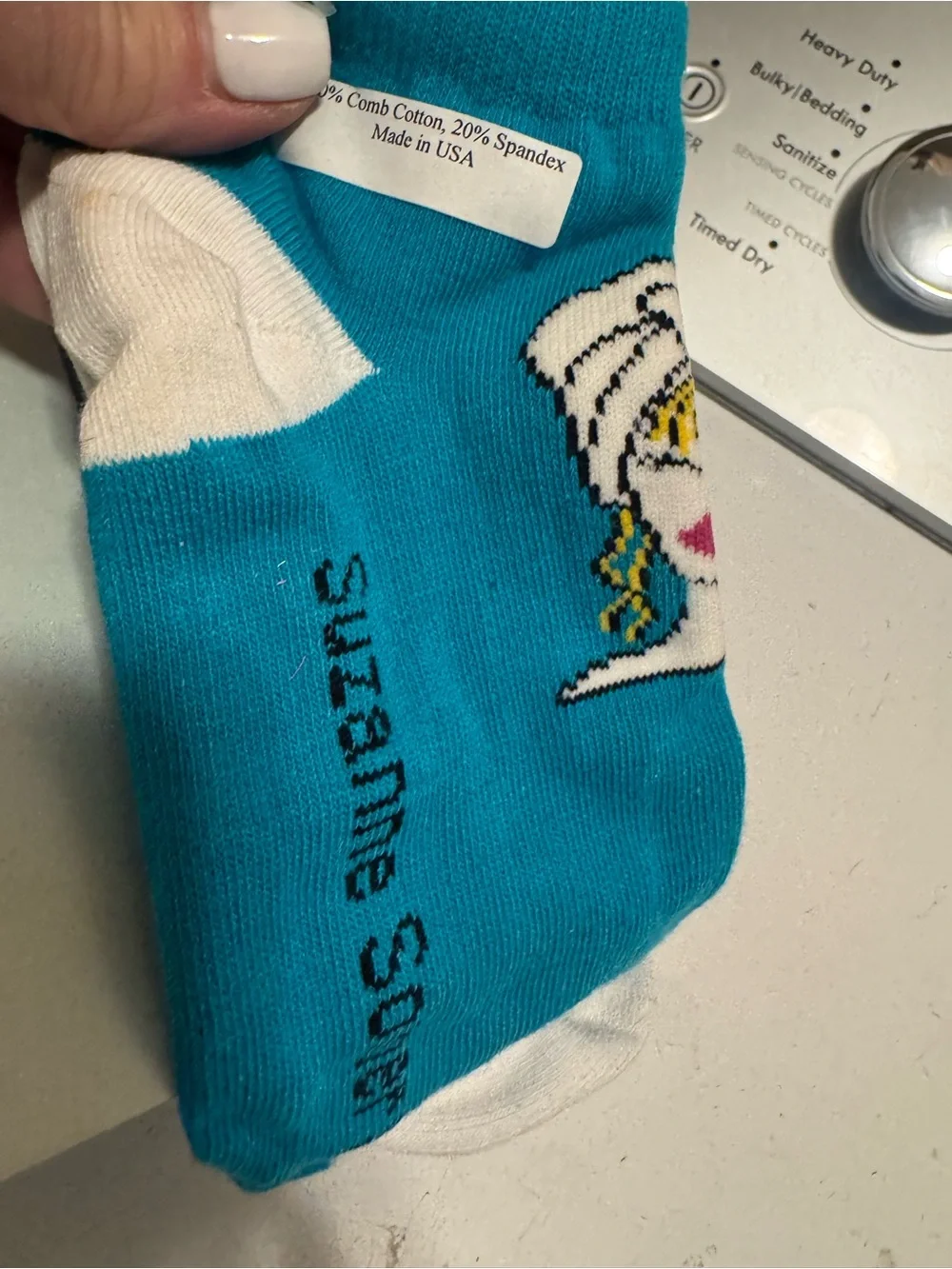 Suzanne Somers Turquoise Character‎ socks and foot Care Set